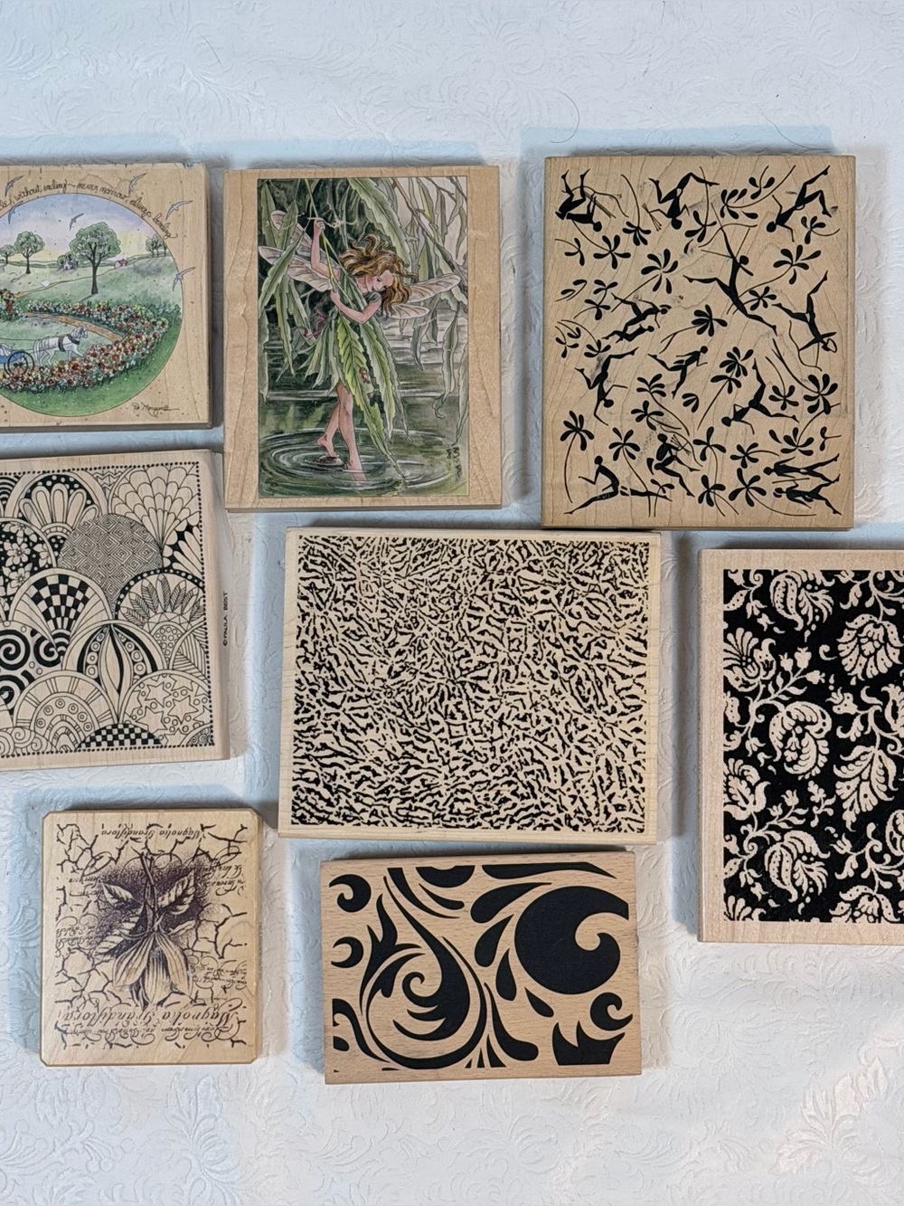 8 large Wooden stamps